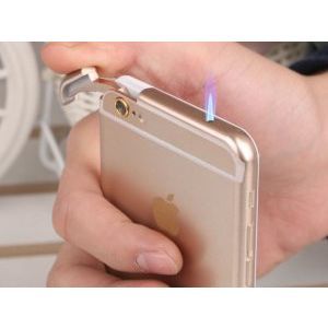 Супер атрактивна запалка iPhone 6 на газ- перфектно копие с вградено LED фенерче