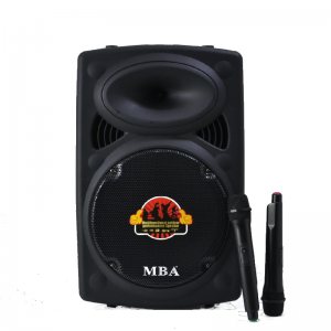 Компактна и лека мощна активна караоке парти тонколона MBA F12W 500W, еквалайзер, RMS160W