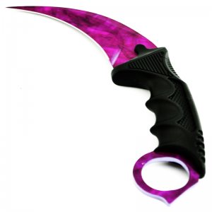 Уникален нож KARAMBIT PURPLLE STRIKE X-2