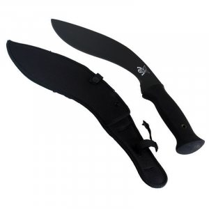 Тежко стоманено мачете KUKRI COMPACT B067 с калъф и мека дръжка