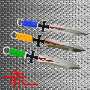 Три ками за хвърляне SHURIKEN Templar Cross, с кания