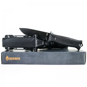 Топ модел тактически, многоцелеви нож GRBR 1214B BLACK EDITION USA, Ловен нож