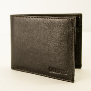 Висок клас мъжки портфейл DARRYS 5_2 DARK BROWN, естествена кожа
