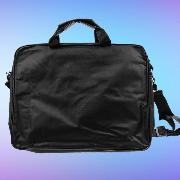 Удобна бизнес чанта за лаптоп BLACK до 15.6 инча с 2 джоба и 2 отделения