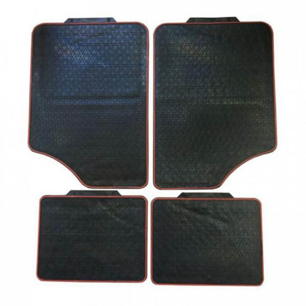 Универсален комплект гумени стелки 51264, 4 броя с ЧЕРВЕН кант 2015