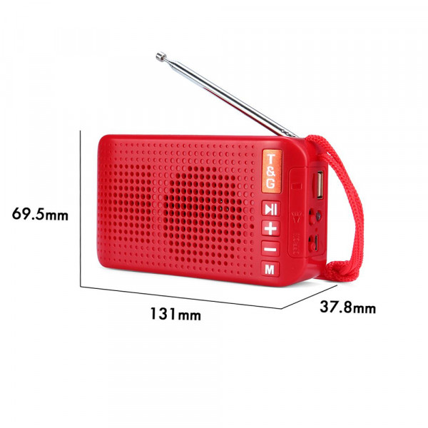 Мощна соларна BT колонка Stereo TG-184 СИВА - портативна, безжична, поддържа TWS