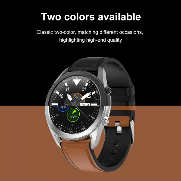 Ново поколение смарт часовник-гривна G33 ЧЕРНА за следене на здравето - многофункционалност и качество, 1.3 инча