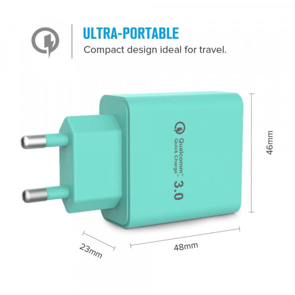 Уникално Fast Charge зарядно L-Star Qualcomm TC-11 3.0 + PD, 18W