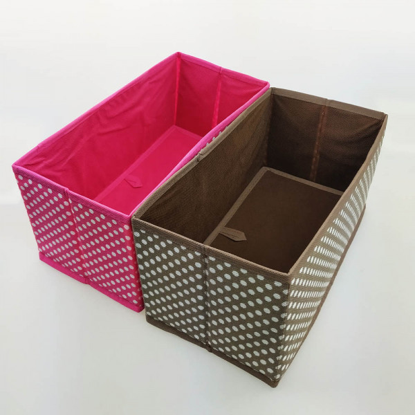 Комлект сгъваеми органайзери ТЕКСТИЛ 2 бр. 28 х 14 х 13.5 см