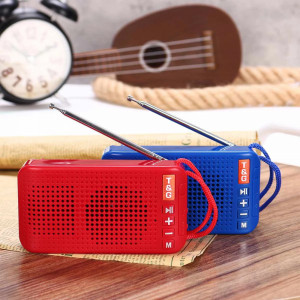 Мощна соларна BT колонка Stereo TG-184 ЧЕРВЕНА - портативна, безжична, поддържа TWS