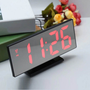 Огледален дигитален ТОП часовник DS 3618S с аларма ,термометър,...