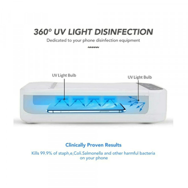 Преносим UV-C стерилизатор USB лампа с ароматна есенция - ефективно решение за всеки телефон и малка вещ
