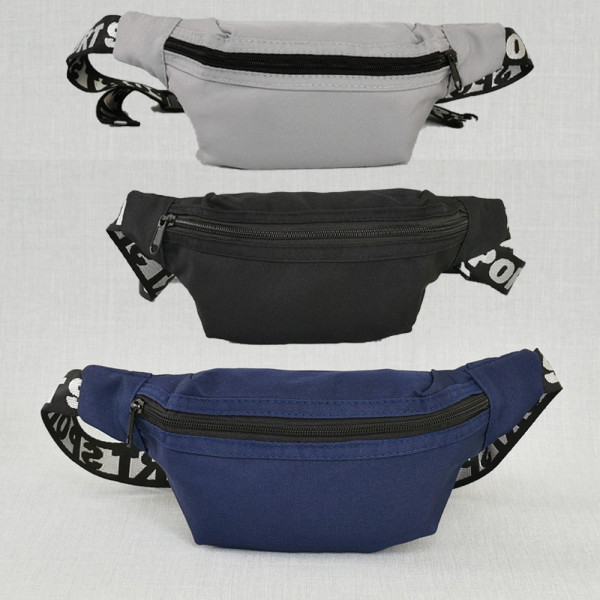 Текстилна паласка за кръст 2216 - черна, сива, синя