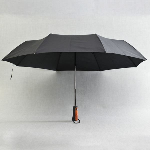 Автоматичен мъжки чадър двупосочен 41484 - черен