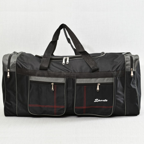 Текстилен пътен сак 79011, 80 см СИВ/ СИН/ ЧЕРВЕН