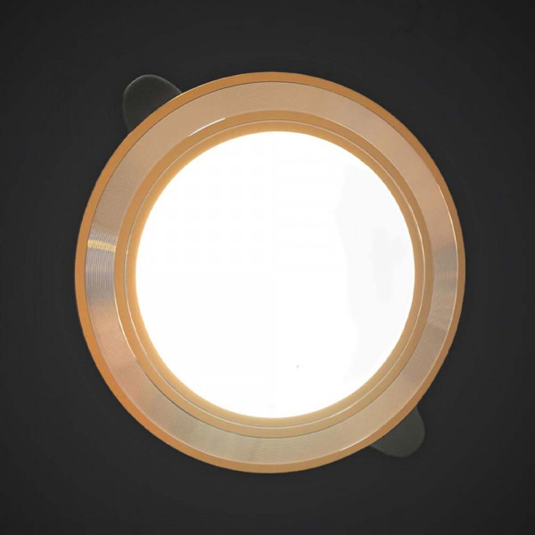 Двуцветна панелна LED лампа с балончета 7W, 220V: БЯЛО с цвят по избор