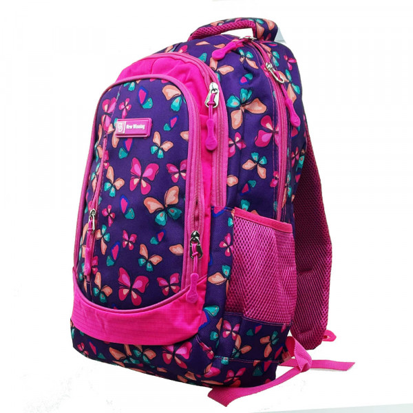 Ученическа раница BUTTERFLIES 3453, ПЕПЕРУДИ вис. 42 см