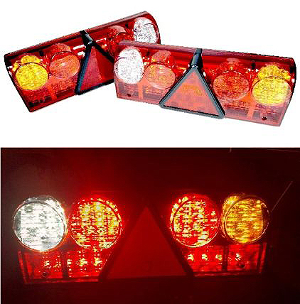 LED стопове мигач задна светлина 12v 24v за камион бус ТИР, ремарке