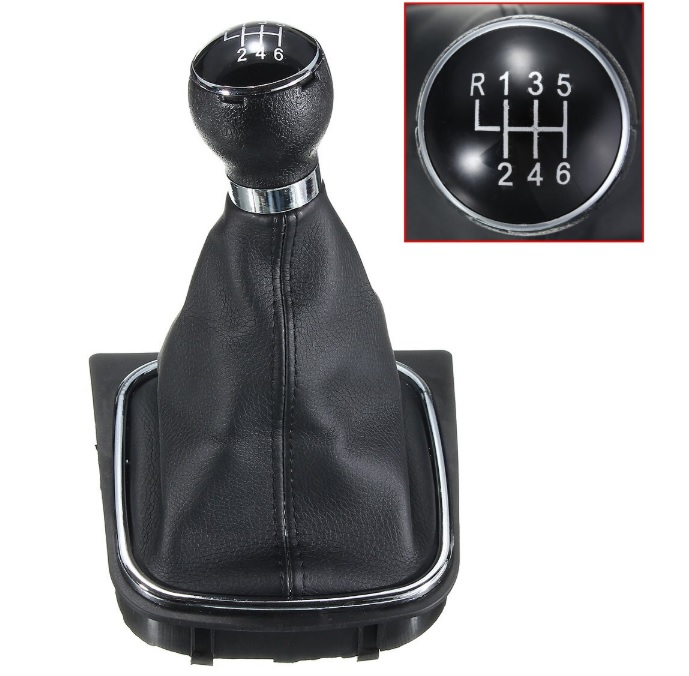 Tопка Скоростен Лост С Маншон Кожен Кожух За Голф 6 Golf 6 Скорости