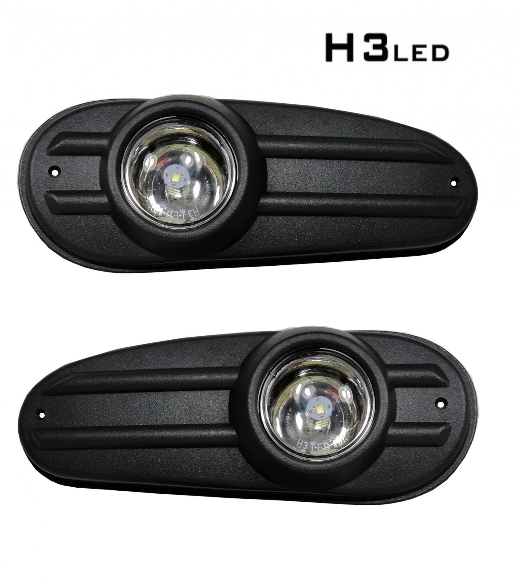 LED Халогени с решетки за Ford Transit 2000-2005 - Форд Транзит ЛЕД фарове за мъгла