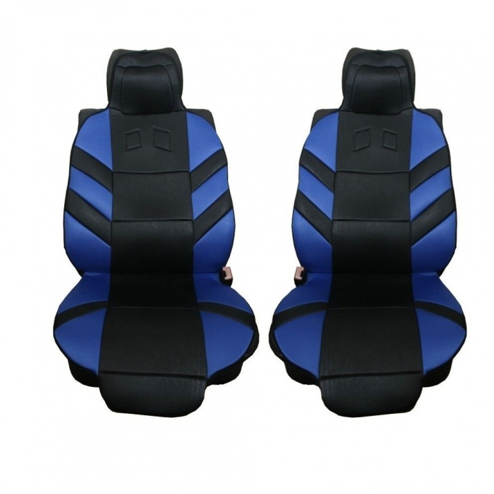 Универсални калъфи тапицерия за предни седалки масажор, сини