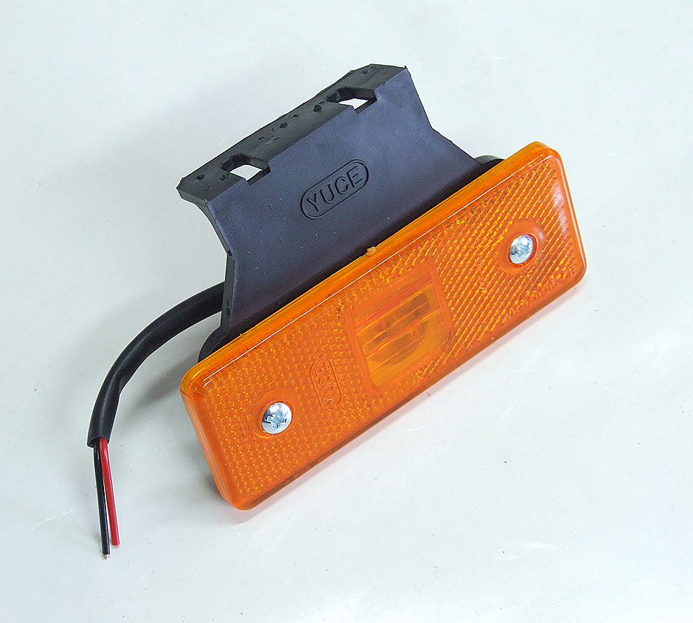 Оранжев LED габарит, маркер 12V
