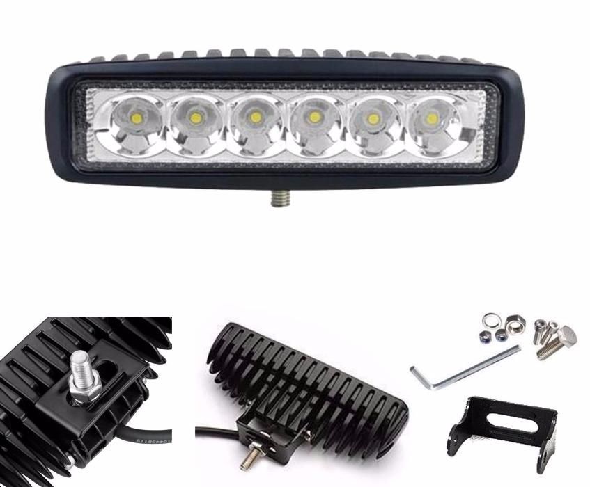 LED халогенна дневна светлина работна лампа 12/24V за ролбар, джип, АТВ