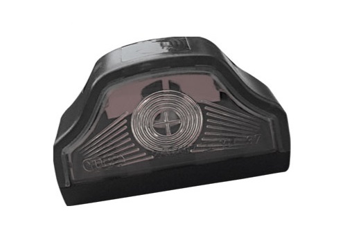 LED Лед Диоден Плафон Oсветление за Регистрационен Номер ,12V - 24V, За Ремарке, Бус, Каравана, Платформа, Черен