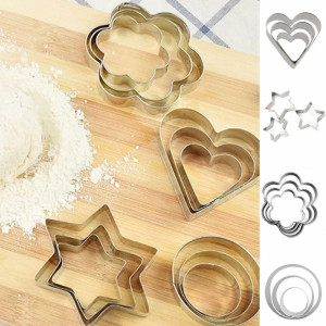 12 💖форми за курабиики- 12бр., 4 модела