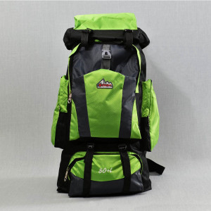 ТОП Голяма 80 Литрова Туристическа Раница 80L+ 21193 GREEN, туристическа