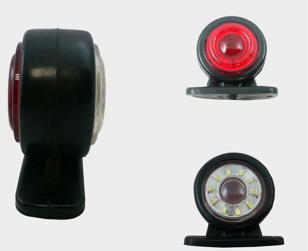 24V LED Маркер Рогче Странична габаритна светлина Въртяща се лампа за Камион Ремарке Платформа Iveco Scania Man Daf Volvo