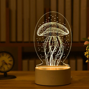 Стилна триизмерна LED лампа 3D CREATIVE...