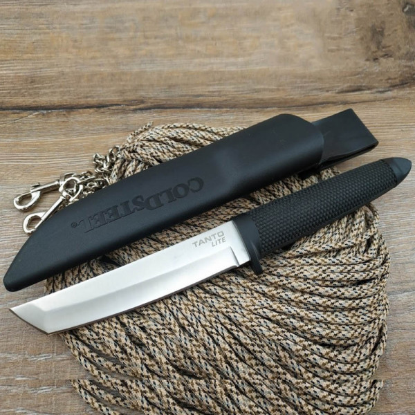 Великолепен нож TANTO LIGHT COLD STEEL,  440C, кания KYDEX, кутия