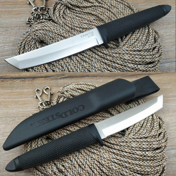 Великолепен нож TANTO LIGHT COLD STEEL,  440C, кания KYDEX, кутия