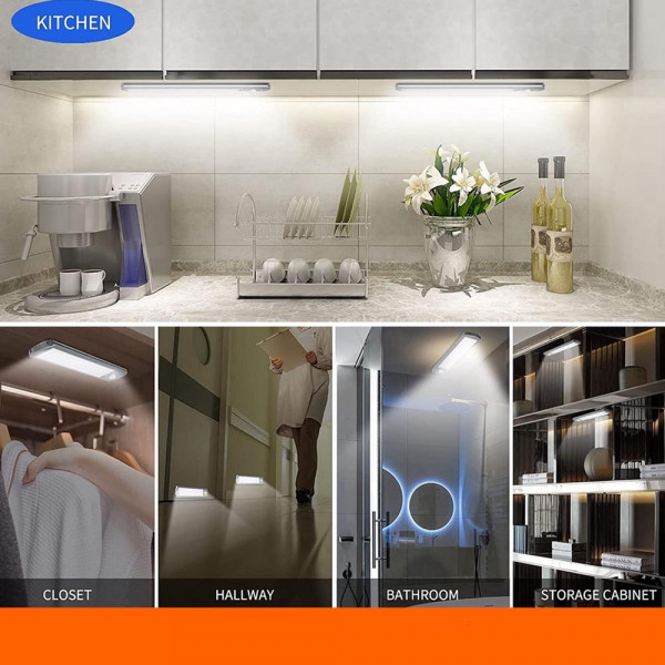 40 см LED лампа SILVER FA555 с датчик за движение и вградена батерия, няколко режима на работа, LED MOTION SENSOR LIGHT SOGO SD-333