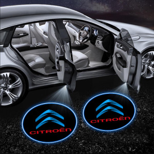 Безжични CITROEN странични светлини за врата на кола, 2 броя, LED...