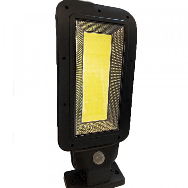 Мощна соларна COB лампа за стена Т-210-C с дистанционно и сензор - ефективна и икономична, издръжлива на външни условия