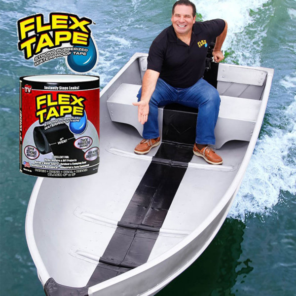 Супер силнo водоустойчово тиксо FLEX TAPE с безброй приложения,ЧЕРН0, 10 x 100 см, декор25, BF22