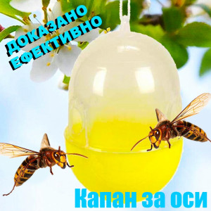 Ефективен капан за осите и насекомите досаждащи през лятото Wasp-Be-Gone