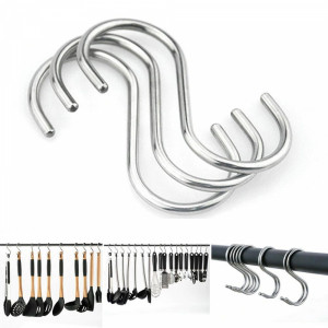 3бр Метални закачалки кукички - S образни