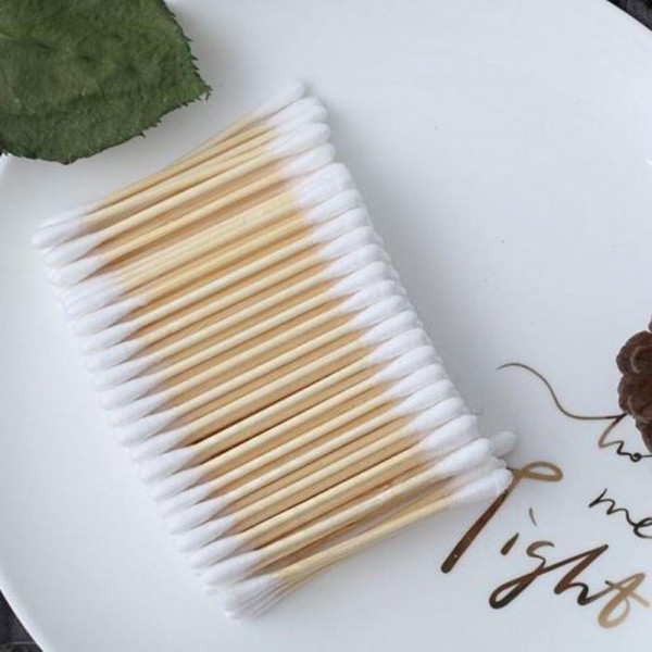 100бр. Бамбукови клечки за уши, биоразградими - Cotton Buds