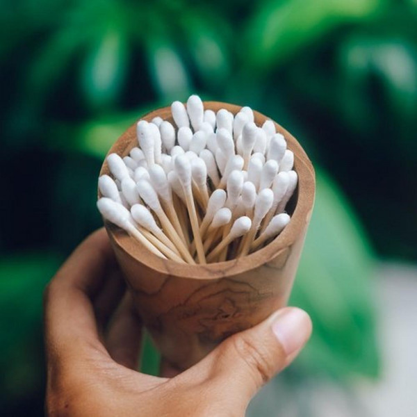 100бр. Бамбукови клечки за уши, биоразградими - Cotton Buds