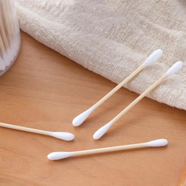 100бр. Бамбукови клечки за уши, биоразградими - Cotton Buds