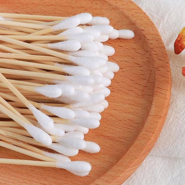 100бр. Бамбукови клечки за уши, биоразградими - Cotton Buds