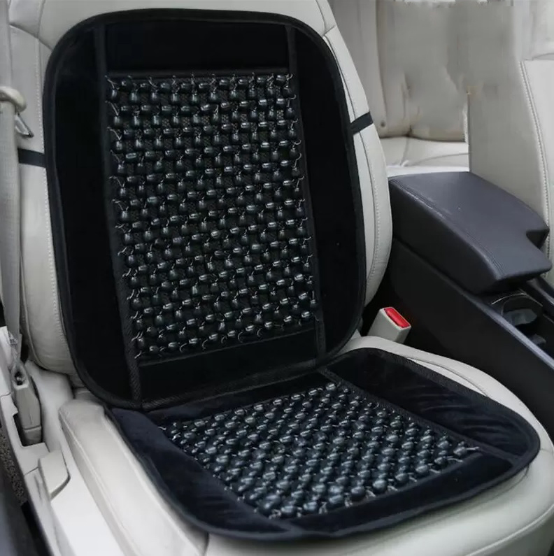 Масажна Подложка За Седалка с Дървени Топчета, Постелка, За Автомобил, Джип, Камион, За Дом или Офис