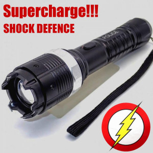 LED фенер с 3 режима - боен супермощен електрошок HY-8810