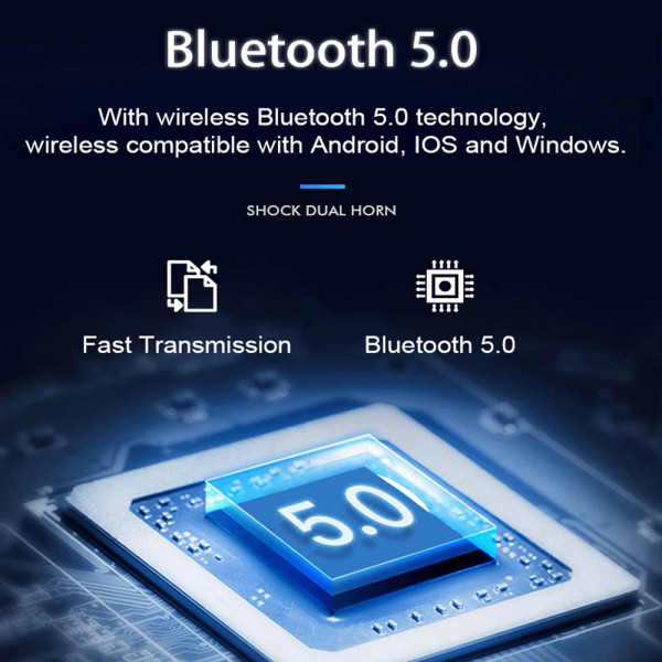 Moщна преносима Bluetooth  тонколнка TG-192 с RGB светлини