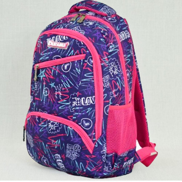 Голяма ученическа раница DURABLE 10911 PURPLE, 44 см