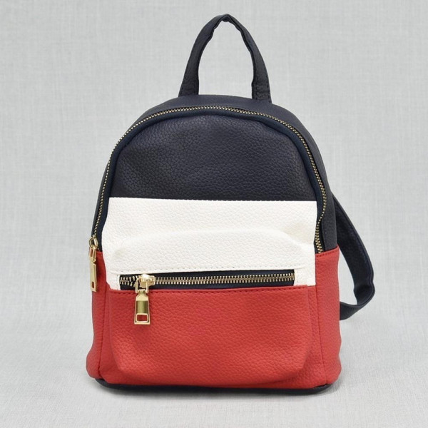 Дамска раница от еко кожа B1050с дръжка, 23см