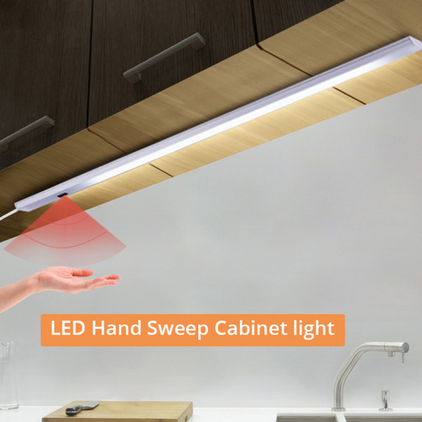 30см LED тяло 6W 6000К със сензор за движение и бутон за регулиране на светлината, USB захранване